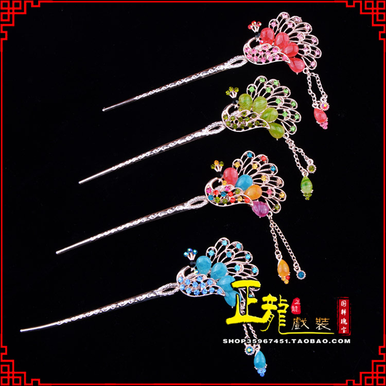 长岭头饰化妆用品饰品花旦小姐青衣头饰簪子发簪 发簪