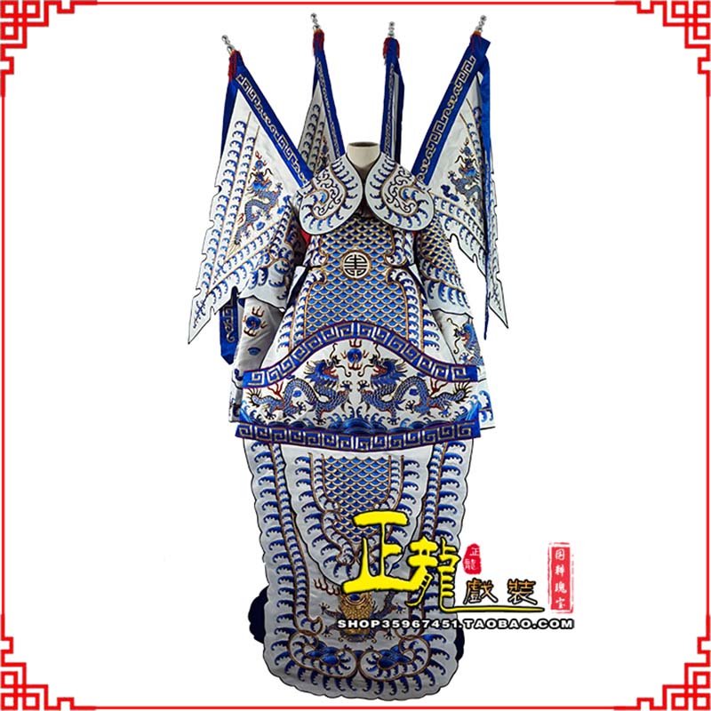 长岭武生武将大靠祥龙勾金